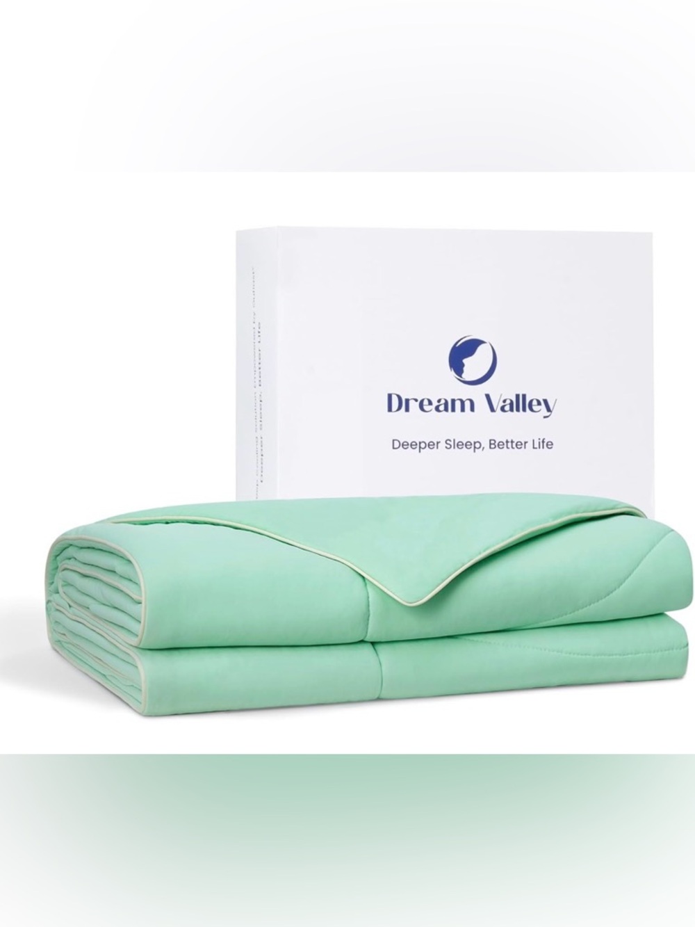 Mint Green Lightweight Comforter - Cooling Bedding